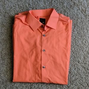 Orange dress shirt